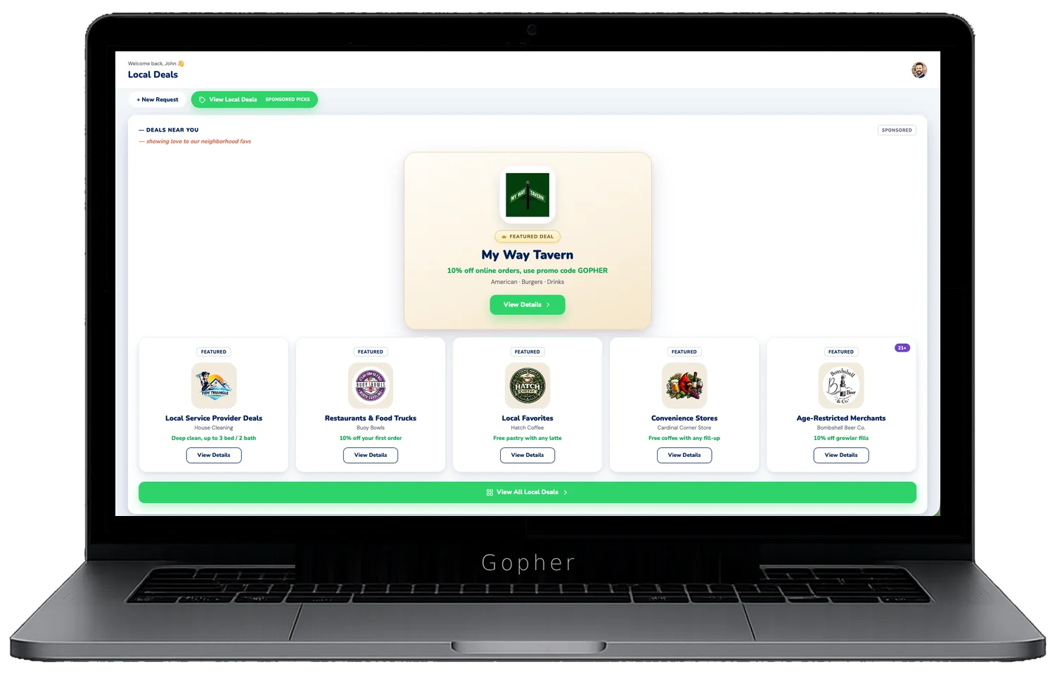 Featured on Gopher Request and Connect Page